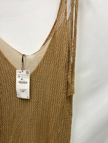 ZARA. Long crochet dress TS