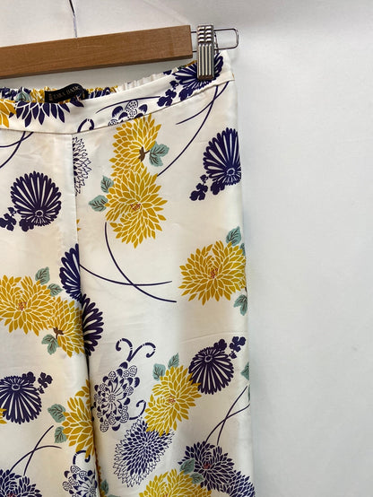 ZARA. Printed palazzo pants TS