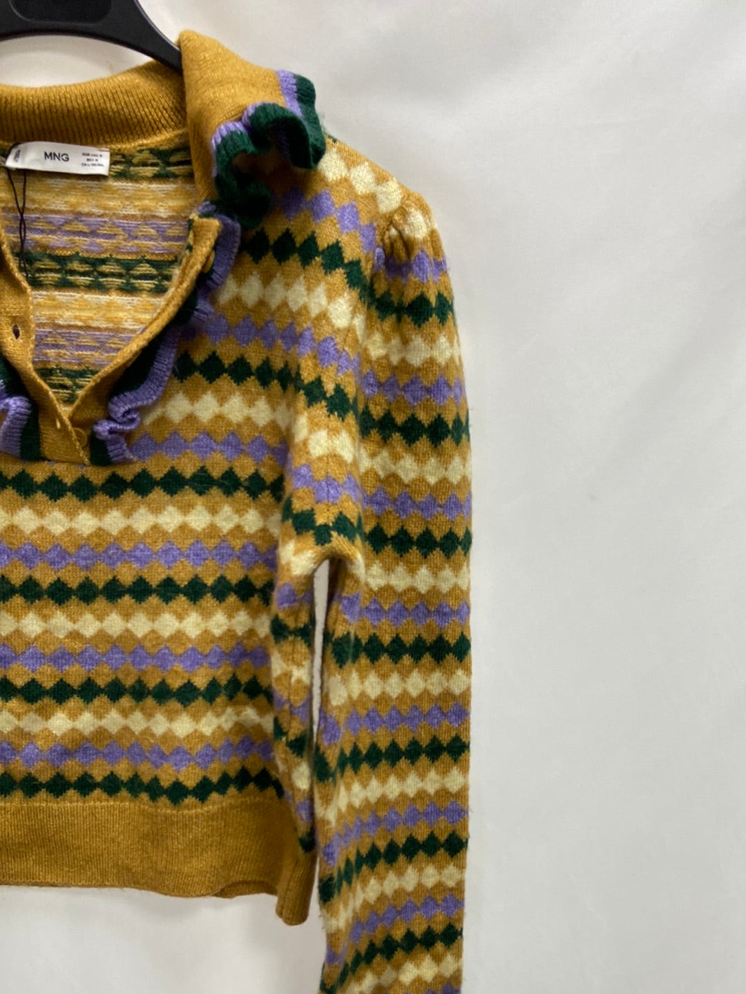 MANGO.Rhombus polo shirt Tm