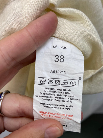 IKKS. Beige sequin blouse T.38