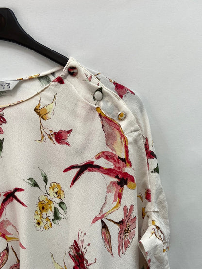 ZARA. Gathered blouse Tm