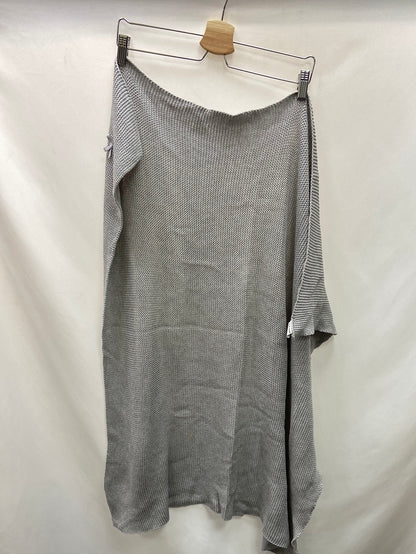 OTRAS.Manta grisácea punto 100% algodón