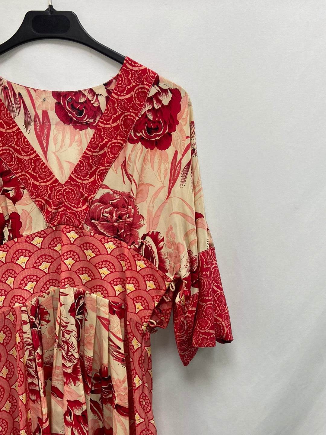 OTRAS.Vestido corto fluido estampado T.S