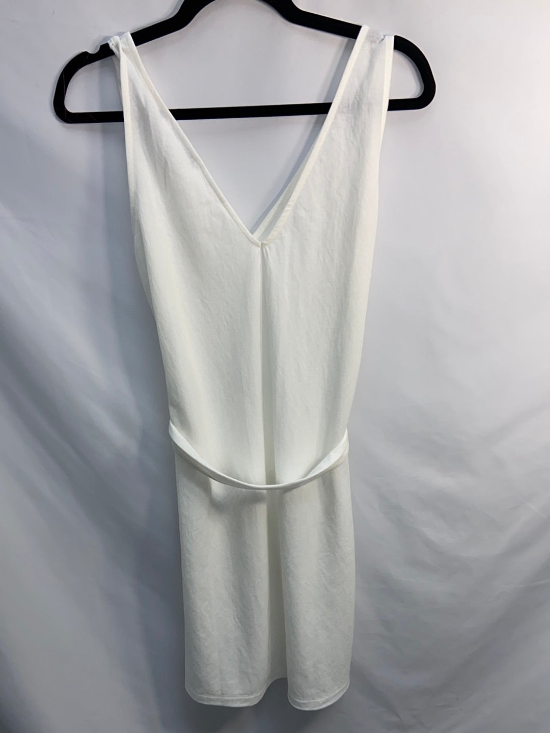MANGO.Vestido blanco textura T.M
