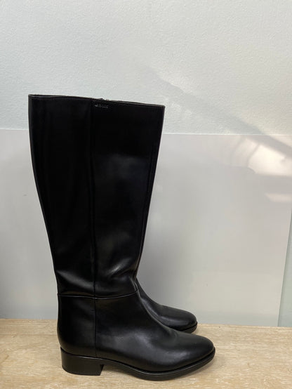 GEOX.Botas altas piel negras T.38