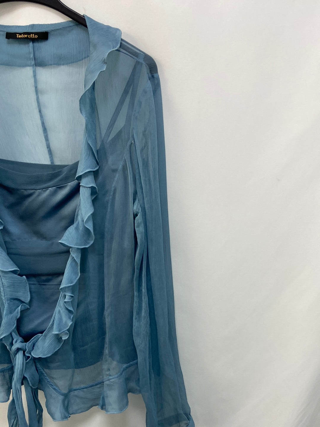 TINTORETTO. Total look top and overshirt size 38