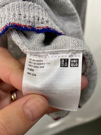 UNIQLO.Jersey gris jaspeado T.M