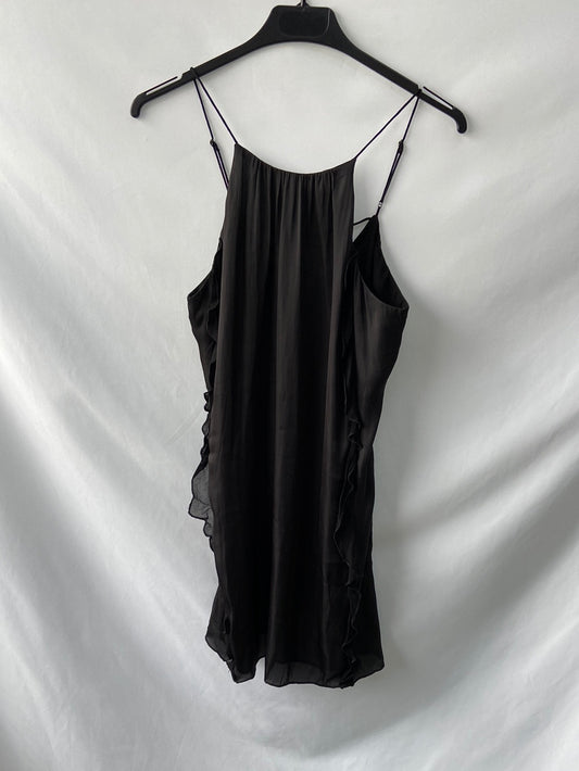 KIMCHI BLUE. Black strapless Ts dress