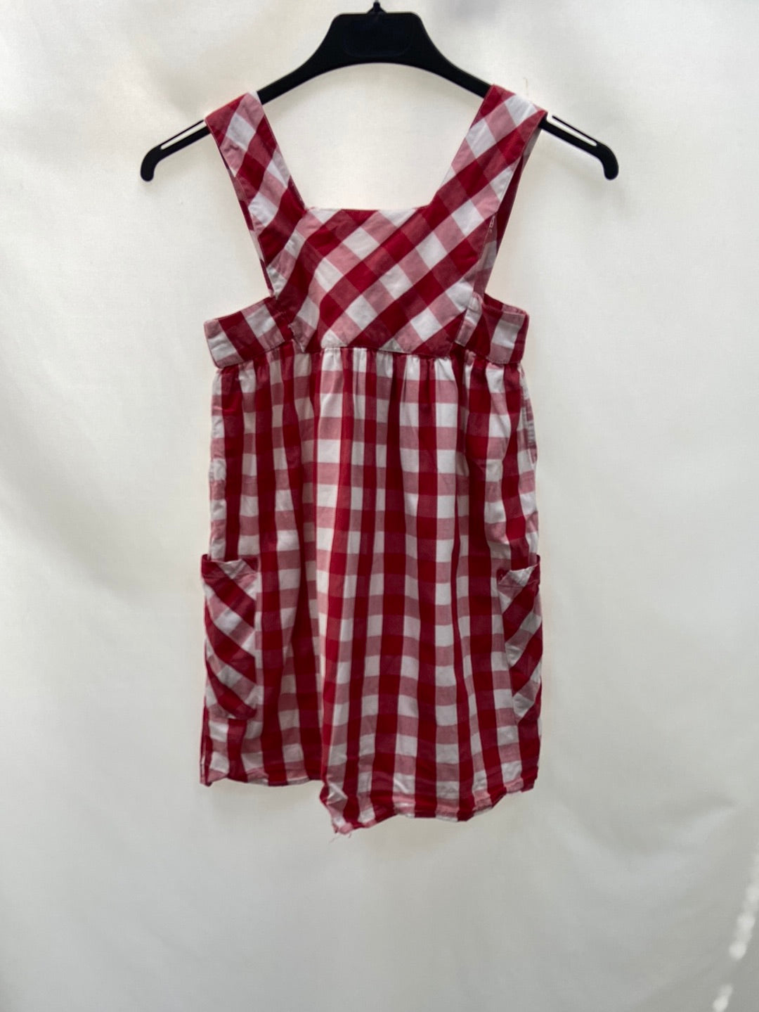 GOCCO.Vestido cuadros T.7-8 años