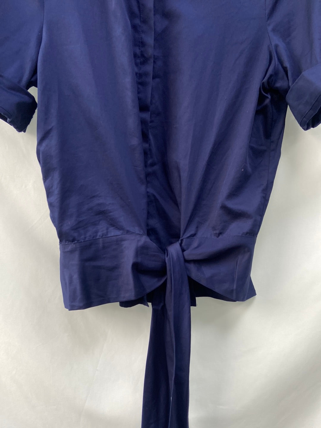 THE GOOSE. Blue short-sleeved shirt, size 36