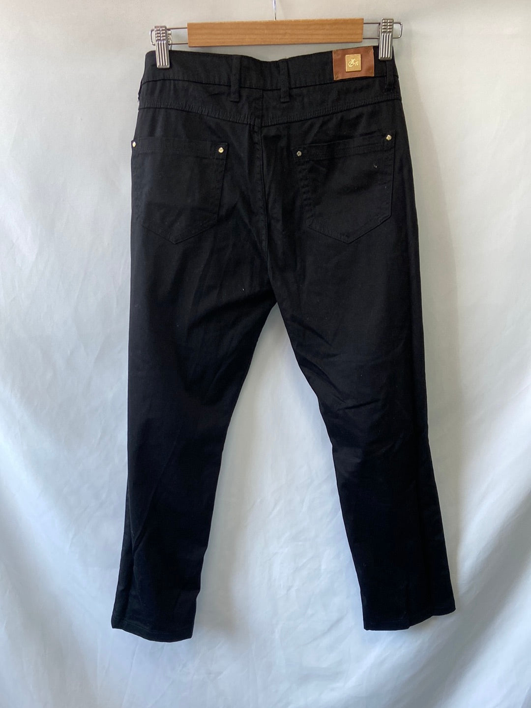 ZENDRA. Pantalón negro denim T.38