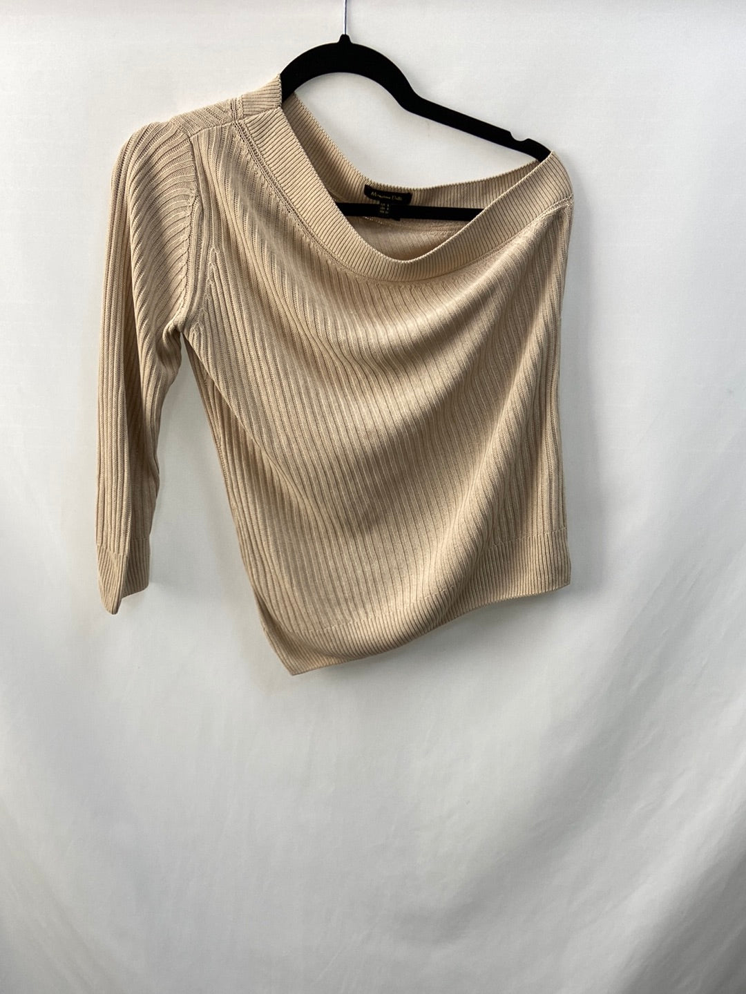 MASSIMO DUTTI. Asymmetrical beige top/sweater. T.S.