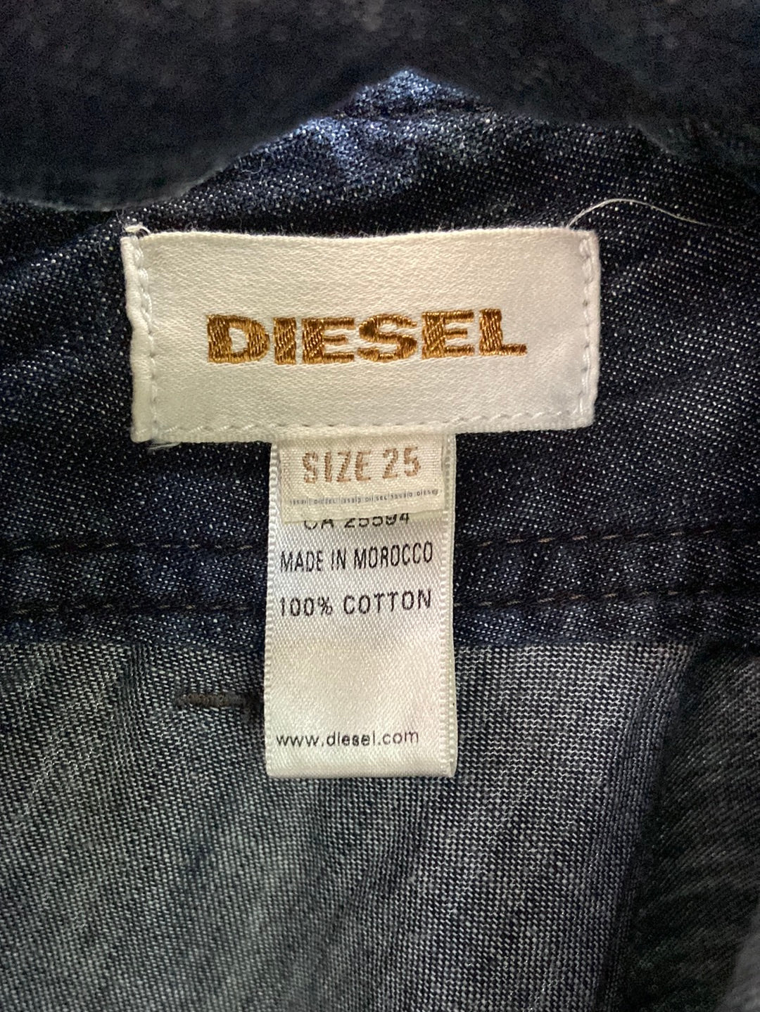 DIESEL. Midi denim skirt size 32