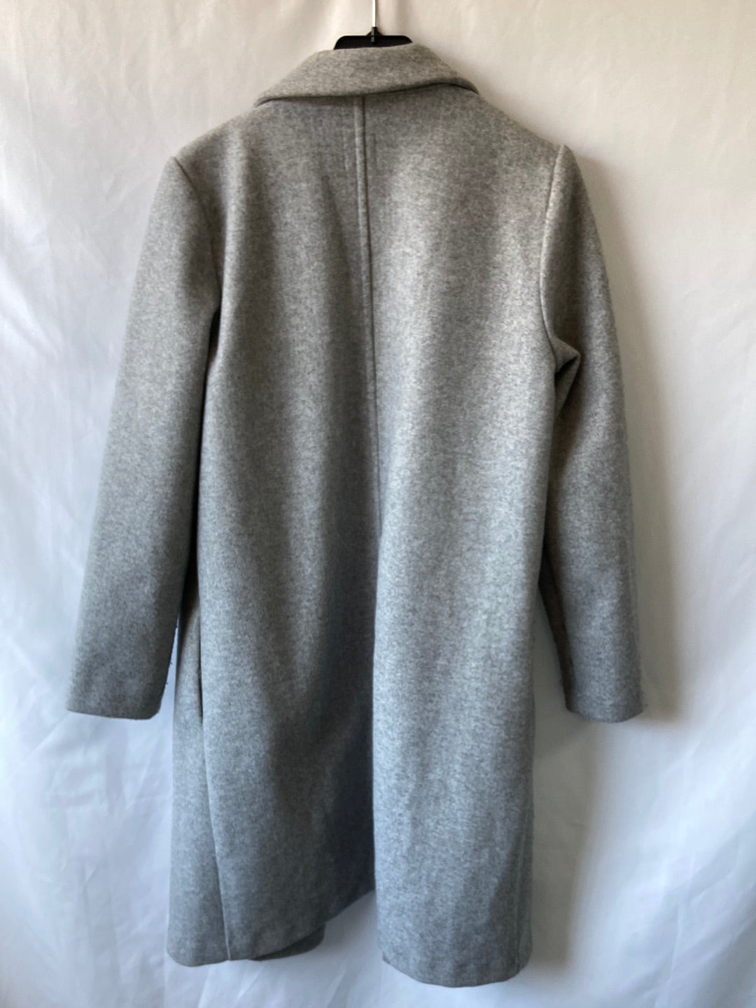 ZARA.Abrigo paño gris T.L(m)