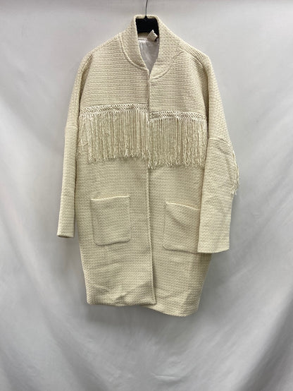 NEKANE.Abrigo largo flecos T.S