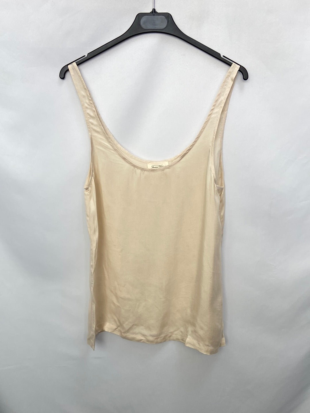 AMERICAN VINTAGE. Top 100% cupro beige T.s