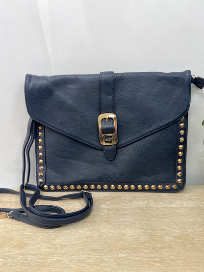 OTHER. Blue studded purse/bag