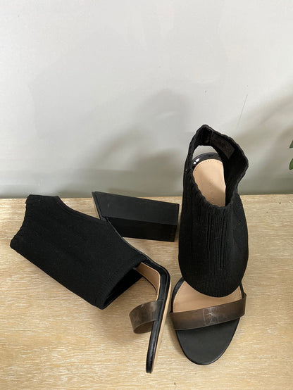 ZARA. Fabric sandal heel size 40
