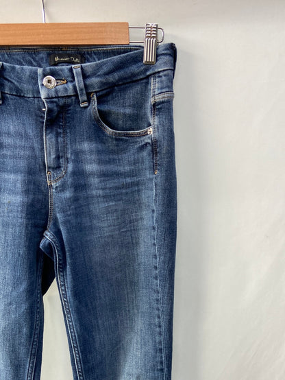 MASSIMO DUTTI. Pantalón denim clásico T.34