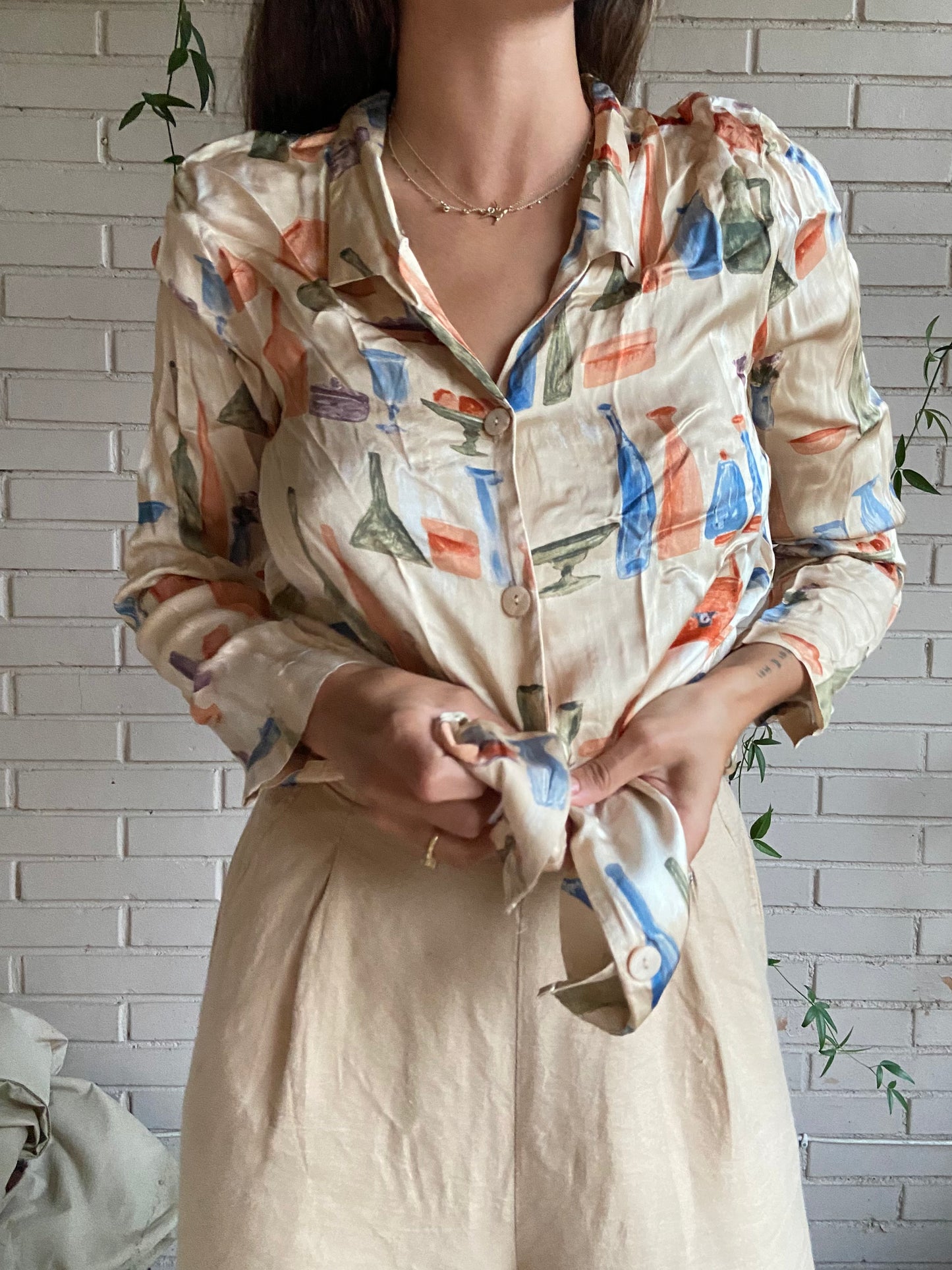 Blusa estilo vintage 40(s)