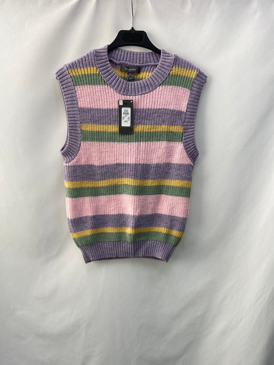PRIMARK.Pastel striped vest S.34/36