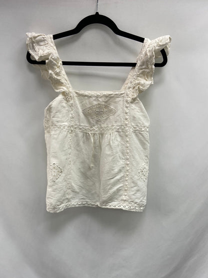 SÉZANE.White lace top S.34