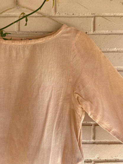 UNIQLO. Top rosa fluido T.xs(s)