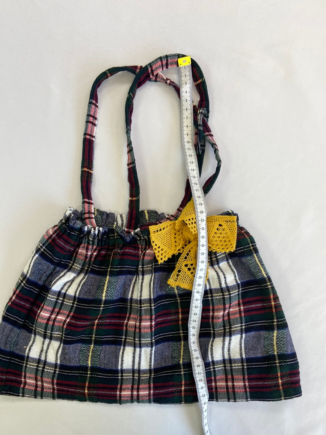 NANOS. Scottish skirt with suspenders, sizes 2-3 years