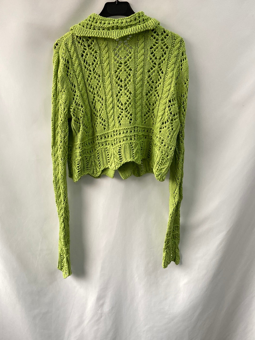 ZARA.Green crochet cardigan Ts