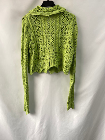 ZARA.Green crochet cardigan Ts