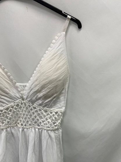 OTHERS.White linen jumpsuit S.XS/S