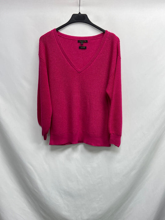 MASSIMO DUTTI. Jersey de punto rosa T.s