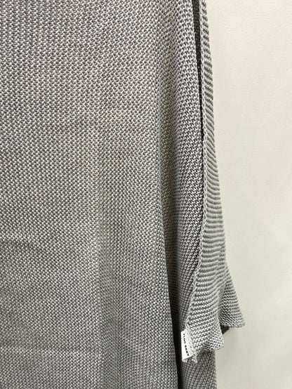 OTRAS.Manta grisácea punto 100% algodón