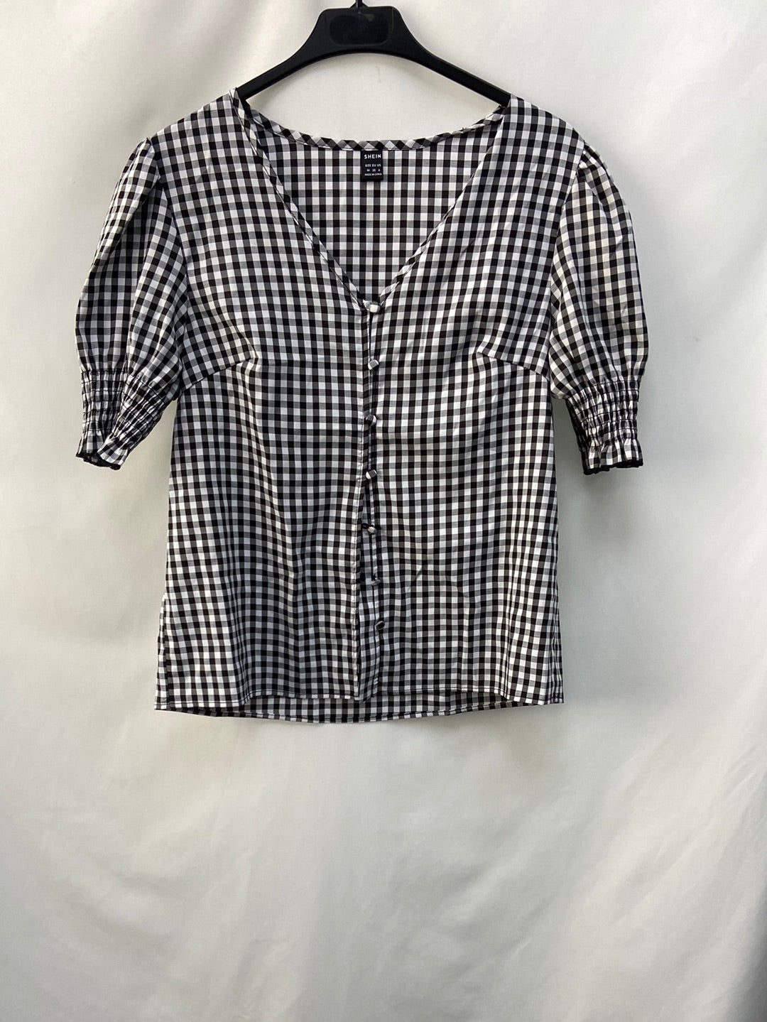 SHEIN.Blusa cuadros T.M