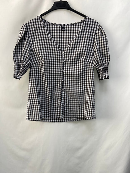 SHEIN.Blusa cuadros T.M