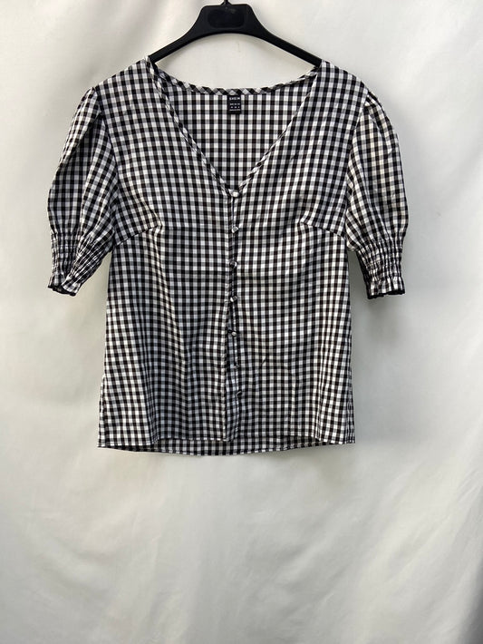 SHEIN.Blusa cuadros T.M