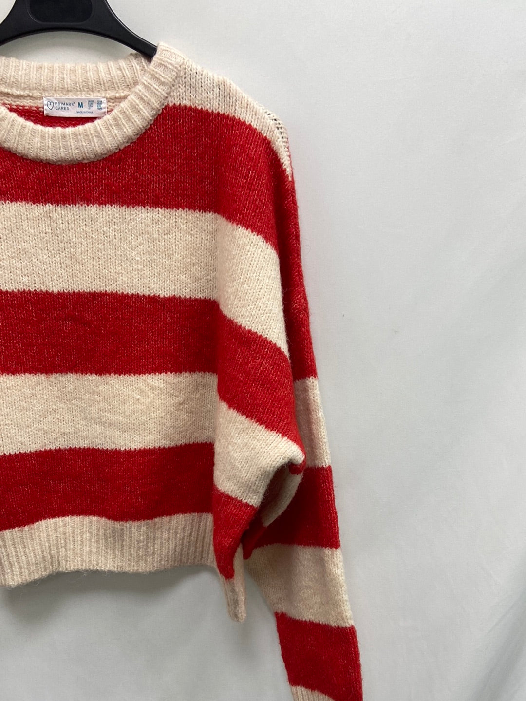 PRIMARK.Jersey crop rayas T.M