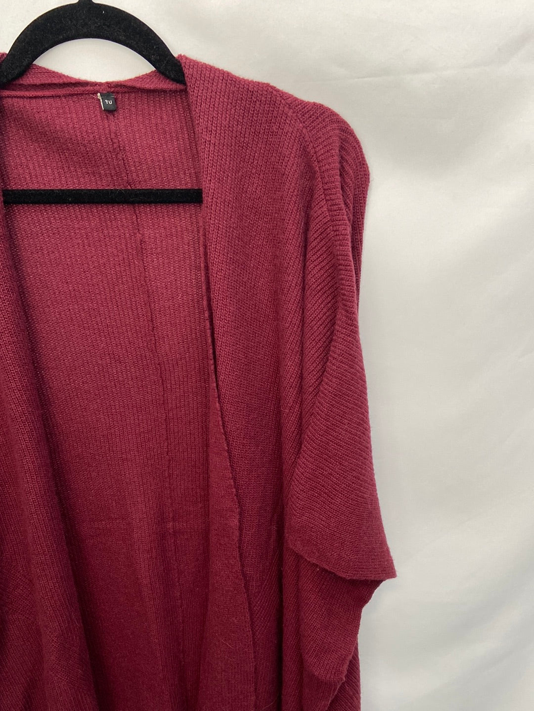 OTHERS.Burgundy poncho YOUR