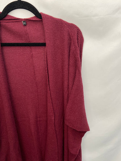 OTHERS.Burgundy poncho YOUR