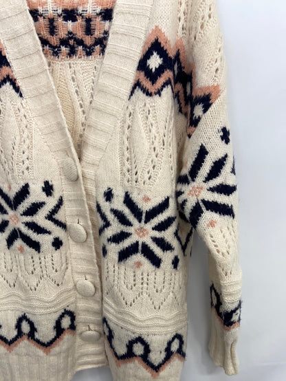 AMEÉ.TU printed oversized cardigan