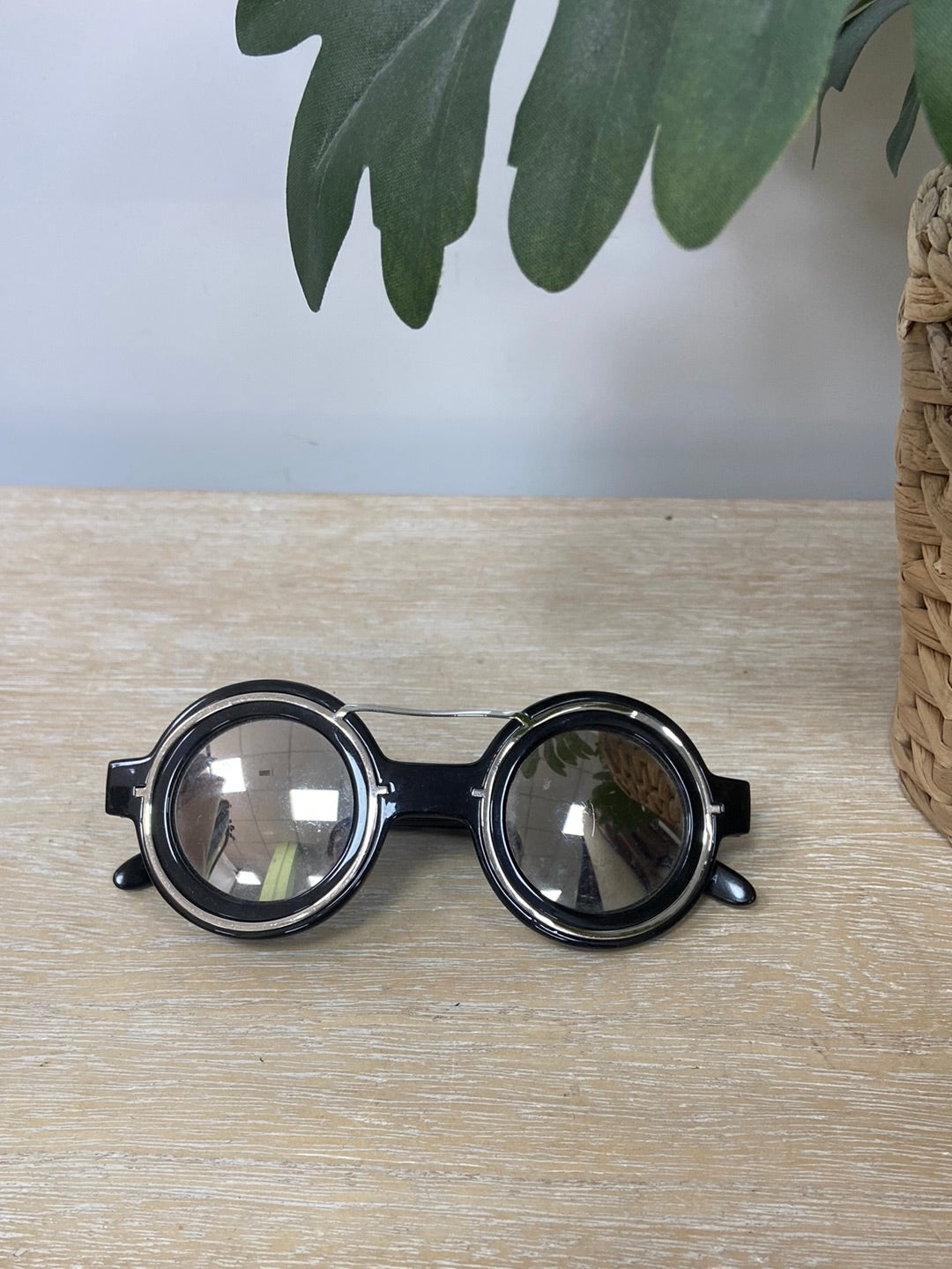 Gafas de sol redondas espejo