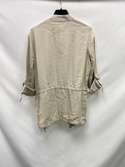 ZARA. Beige fluid jacket TM