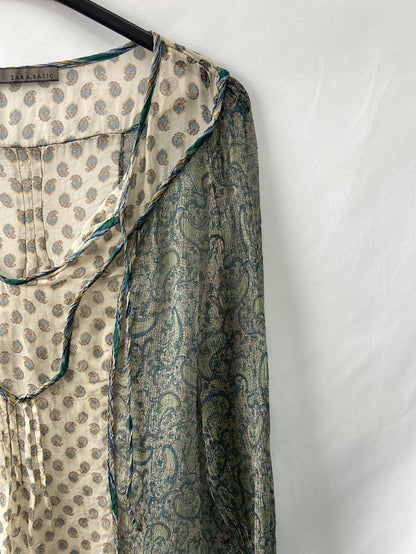 ZARA. Amoebas blouse TL
