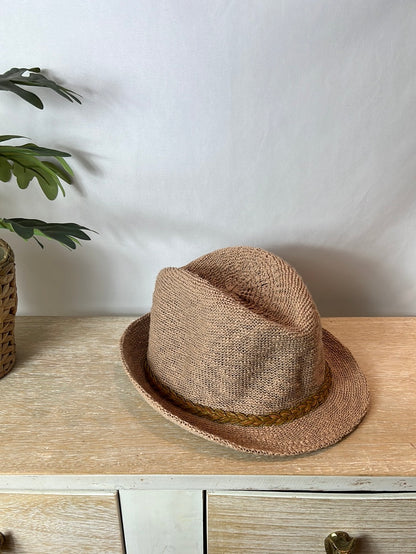 EL CORTE INGLES. Small raffia-style hat.