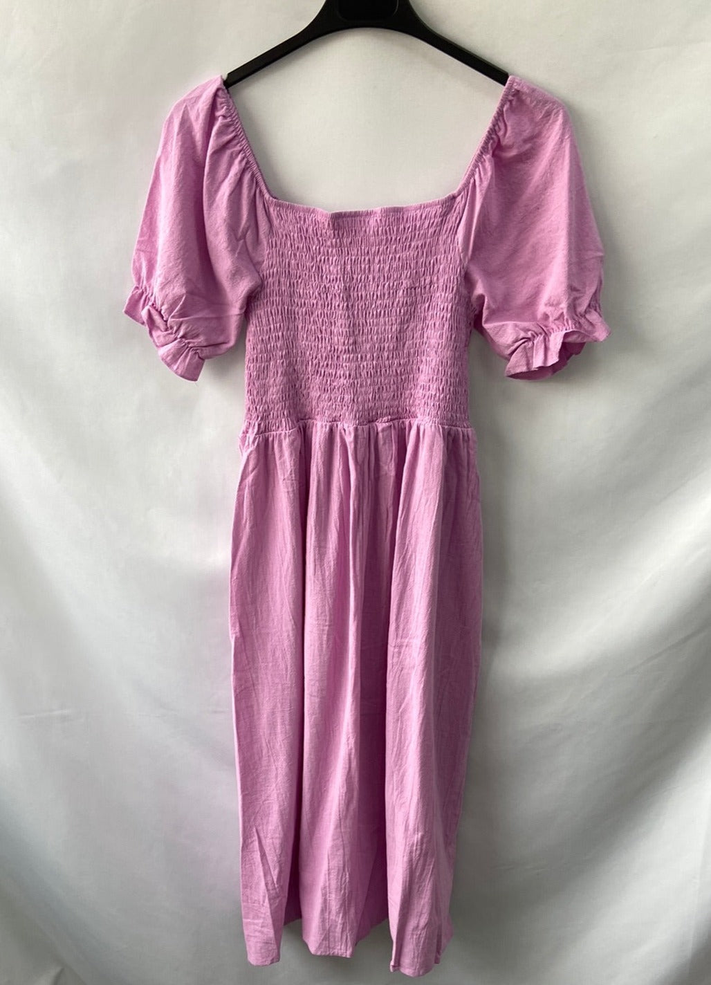 OTRAS.Vestido midi malva TU(s/m)