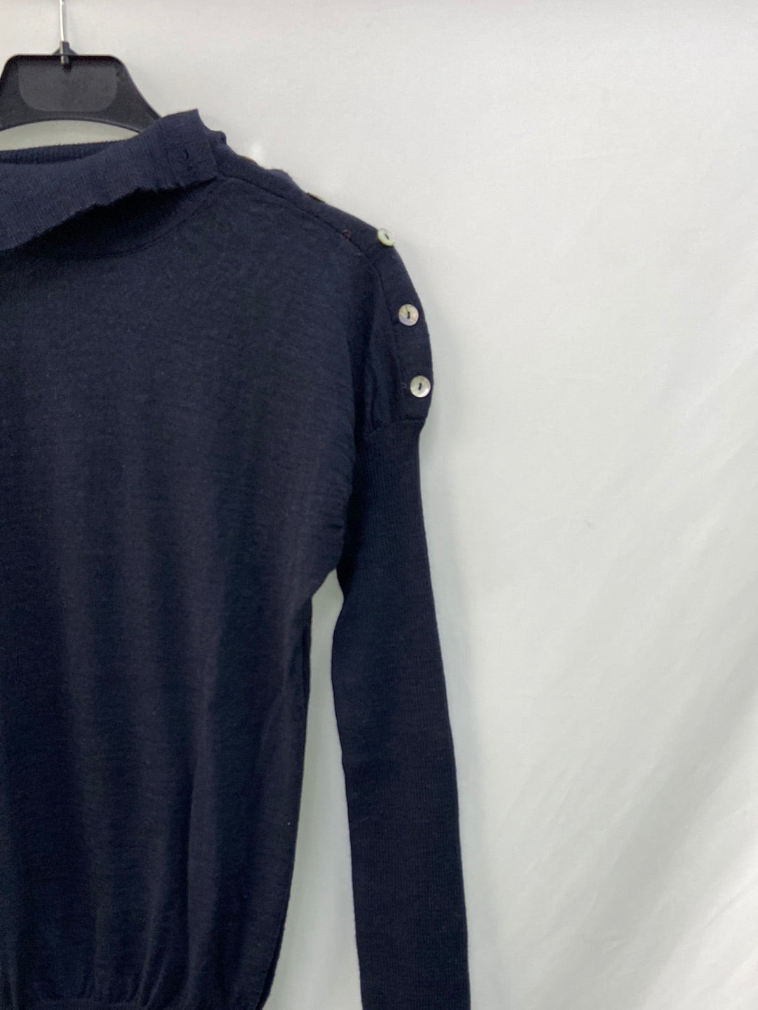 PLAYLIFE.Jersey punto azul T.S