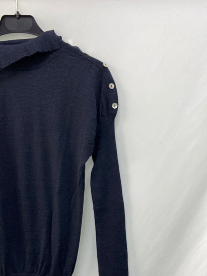 PLAYLIFE.Jersey punto azul T.S