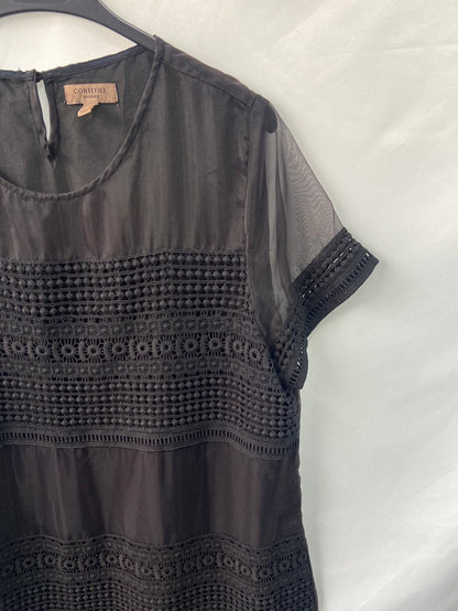 CORTEFIEL. Black dress, size XL