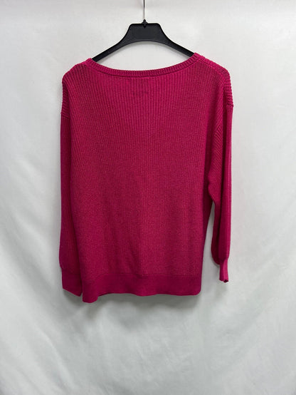 MASSIMO DUTTI. Jersey de punto rosa T.s