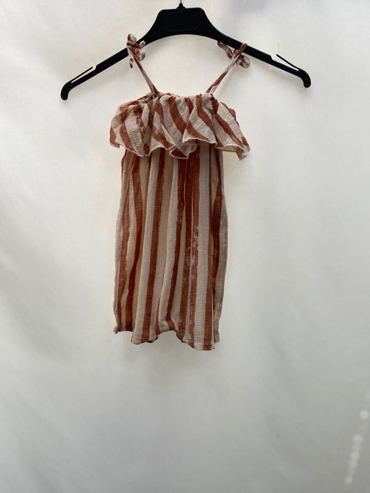 PLAY UP. Striped short jumpsuit S. 24 months